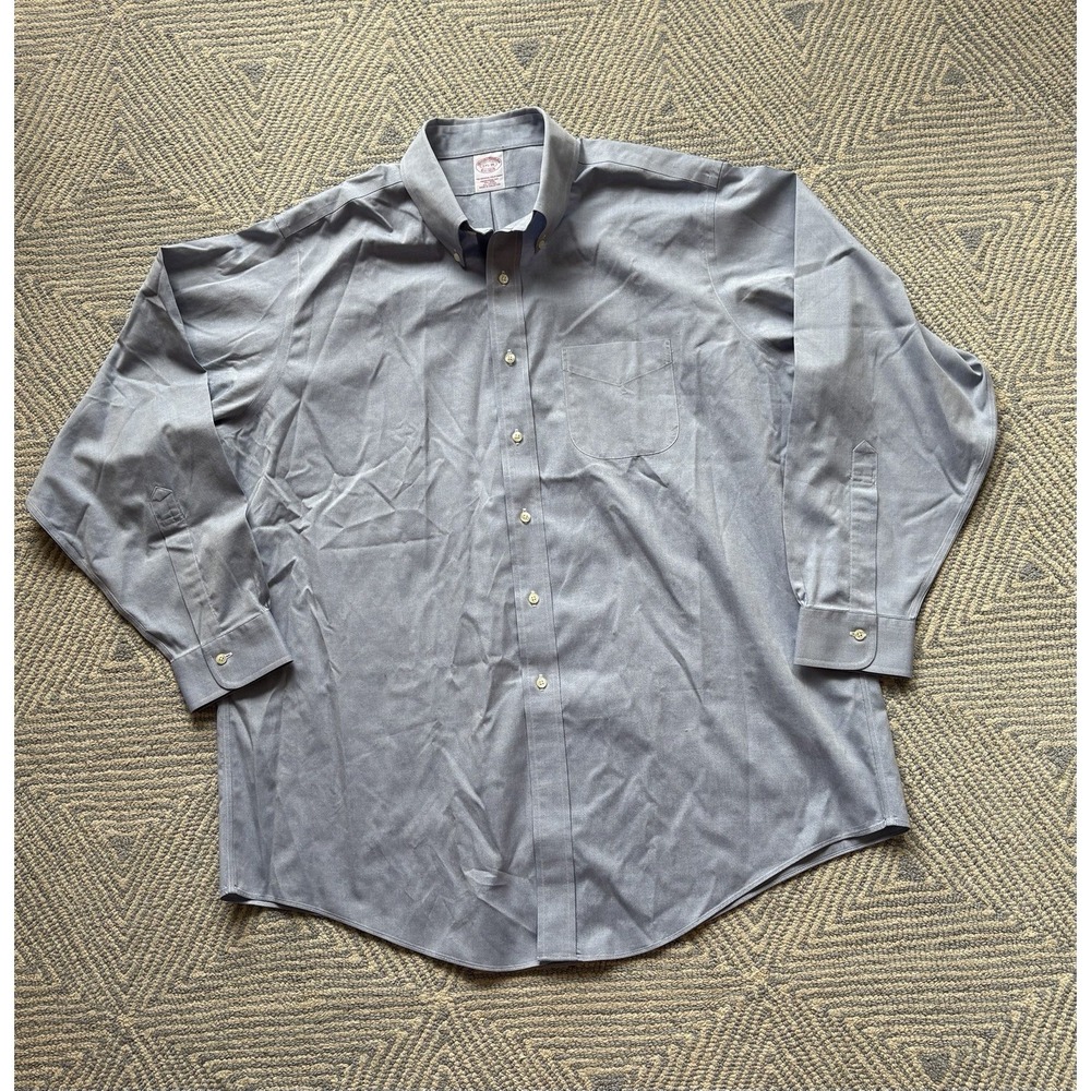 Brooks‎ Brothers Long Sleeve Button Shirt - Blue - 17.5 35